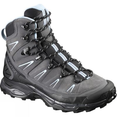 Botas Salomon X Ultra Trek GTX Mujer Gris Oscuro / Negras - Chile LWN794536